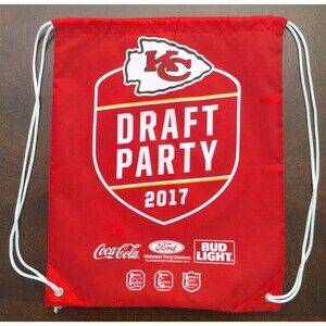 2017 Kansas City Chiefs Draft Party Bag Patrick Mahomes Rookie Year KC NFL
